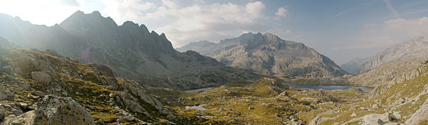 Retrospective View when Climbing the Crestada Pass
